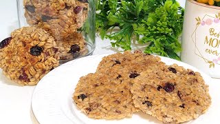 GALLETAS CROCANTES DE AVENA SIN HUEVO NI HORNO [upl. by Adnirb]