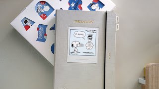 Peanuts x anatomy co Planner Unboxing [upl. by Lebasiram945]