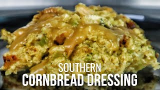 How to Make Mouthwatering Southern Cornbread Dressing for Christmas [upl. by Eedebez]