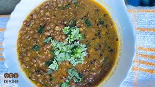 Masar ki Daal Recipe without cooker  Kali masoor ki Daal  Easy by Divine by Noor [upl. by Wiburg670]