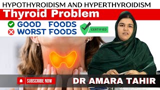 Thyroid disease  full details of good and bad foods in thyroid problem  Dr Amara Tahir [upl. by Aihtennek388]