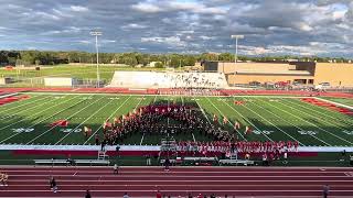 Troy Athens Marching Band Pregame Home vs Berkley 9624 [upl. by Livi]