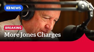 BREAKING Police lay further charges against Alan Jones  ABC NEWS [upl. by Hawkins]