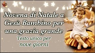 Novena di Natale a Gesù Bambino per una grazia grande✨ Testo unico per nove giorni ✨ NovenadiNatale [upl. by Mellen]