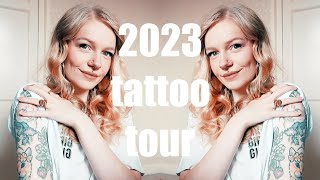 My 2023 tattoo tour [upl. by Micaela]