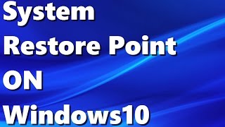 How to Create System Restore Point on Windows 10 ✔ [upl. by Eneleahs680]