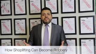 How Shoplifting Can Become Robbery in Texas  Criminal Defense Lawyer Eric J Benavides [upl. by Attecnoc599]