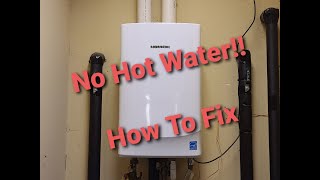 Navien Tankless Hot Water Heater Error Code 038E [upl. by Sirromed399]