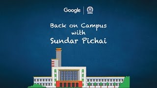 BackOnCampus with Sundar Pichai  LIVE at IIT Kharagpur [upl. by Oiznun]