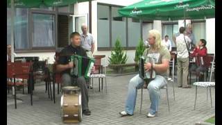 Slow polka with garmoshka play Giedrius Etnomusic class Birštonas 2009 [upl. by Yeldnarb783]