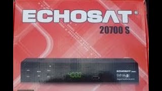 Echosat 20700 S SAT Receiver günstig amp gut [upl. by Leuqcar]