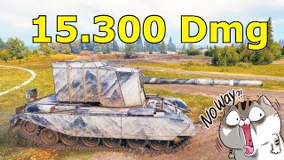 World of Tanks FV4005 Stage II  15300 Damage  NEW WORLD RECORD [upl. by Quartus]