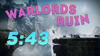 Warlords Ruin Speedrun WR 543 [upl. by Haymo]