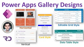 Power Apps Gallery Design Ideas [upl. by Lear]