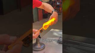 Glass perfume bottle demo glass glassblowing perfume bottle trejayne [upl. by Hahsi]