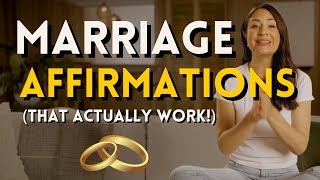 MARRIAGE AFFIRMATIONS to get Married this Year [upl. by Llaccm810]