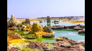 旅行 Worlds Hottest City Dallol Ethopia 世界上最热的城市：埃塞俄比亚达洛尔 English Subtitle  3分钟 [upl. by Helga399]