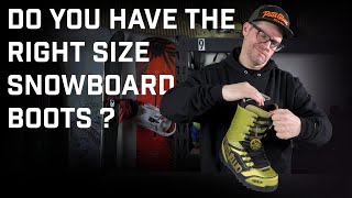 What Is The Proper Snowboard Boot Fit [upl. by Asiluy]