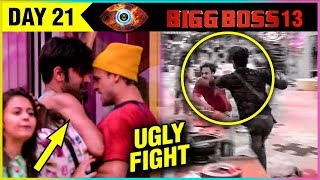 Asim Riaz And Paras Chhabra UGLY PHYSICAL Fight  Bigg Boss 13 Episode Update [upl. by Gambell]