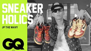 ラッパー・JP THE WAVYのスニーカーコレクション！40万円のスニーカーに合わせるのは100万円のジーンズ？  Sneaker Holics S4 2 アントニー GQ JAPAN [upl. by Karola]