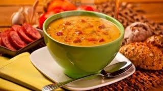 Sopa de Lentilha e Linguiça Com Creme de Legumes Knorr [upl. by Sucam]