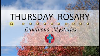 Thursday Rosary • Luminous Mysteries of the Rosary 💚 November 16 2023 VIRTUAL ROSARY  MEDITATION [upl. by Ynohtona570]