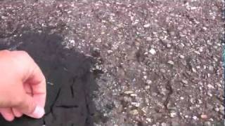 DIY fixing driveway asphalt patching hole and recoating surface [upl. by Ilan]