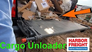 Truck Bed Cargo Unloader  Harbor Freight [upl. by Llednik]