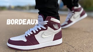 You’ll Be Happy They Did This Jordan 1 Bordeaux Review amp On Foot [upl. by Ybbob]