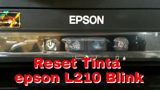 Cara reset tinta epson L210 blink reset ink epson L210 [upl. by Aizirk540]