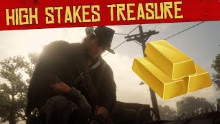 Red Dead Redemption 2  High Stakes Treasure Map Locations  3 Gold Bars [upl. by Loftis]