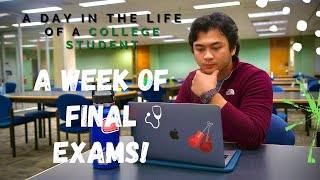 A Week in the Life of a College Student  FINAL EXAMS  University of North Texas  PreMed Journey [upl. by Nois]