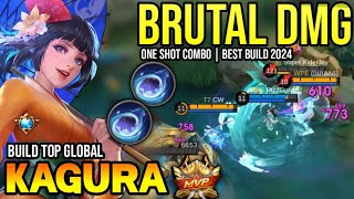 KAGURA BEST BUILD 2024  BUILD TOP GLOBAL KAGURA GAMEPLAY  MOBILE LEGENDS✓ [upl. by Reniar]