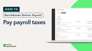 How to pay payroll taxes in QuickBooks Online Payroll [upl. by Eyaj433]