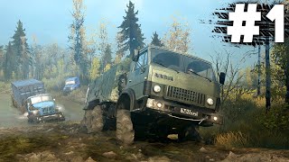 MUDRUNNER Gameplay Walkthrough Part 1  AMERICAN WILDS [upl. by Etta959]