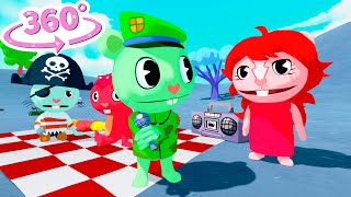 Vs Flippy Happy Tree Friends vs FNF 360° 3D Animation [upl. by Bbor]