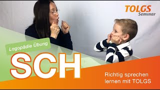 Logopädie Übung für Kinder – Lautbildung SCH [upl. by Raimundo689]