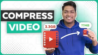 How To Compress Video File Without Losing Quality  Best Video Compression software [upl. by Grimaud912]