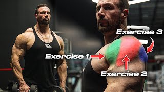 THE 4 BEST exercises for HUGE shoulders IT’S SIMPLE [upl. by Kazim165]