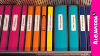 Binder Organization  Best Binders amp Dividers to Use for Home Office or School Papers [upl. by Adnalram]