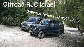 Suzuki Jimny Vs Daihatsu Terios on hard offroad Terios better [upl. by Chatav]