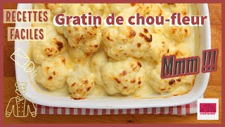 La recette du gratin de chou fleur un délice [upl. by Ekenna791]