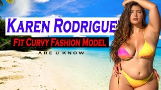 Karen Rodriguez ✅ The Curvy PlusSize Model Sensation  Her Journey Unveiled  Fashion Biography [upl. by Minerva]