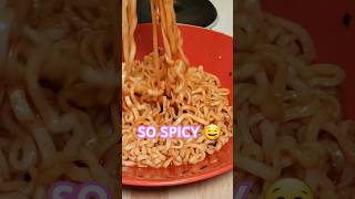 Trying out the Buldak Cheese Noodles foodie cooking cookingshortsbuldakramen trending korean [upl. by Burrus]