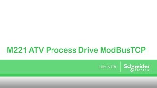 How to setup an ATV Process drive amp an M221 to achieve Modbus TCP control [upl. by Korwin369]