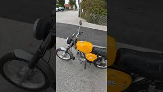 Simson S51 Drag Race 82 kmh Top Speed with Tuned Engine  Watch the Quarter Mile Race Simson [upl. by Jehovah513]