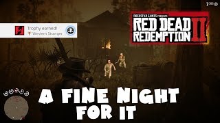 A Fine Night For It Stranger Mission  Western Stranger Trophy  Red Dead Redemption 2 [upl. by Mackenie]