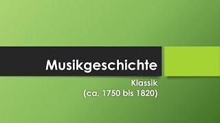 Musik in der Klassik einfach und kurz erklärt [upl. by Beker]