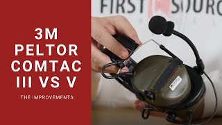 3M Peltor Comtac III vs Comtac V Headset [upl. by Caravette688]