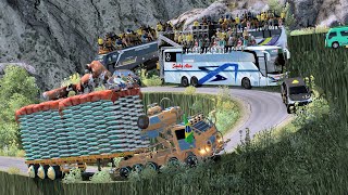 Overloaded Trailer  Big Heavy Cargo  Euro Truck Simulator 2 [upl. by Ayekam]